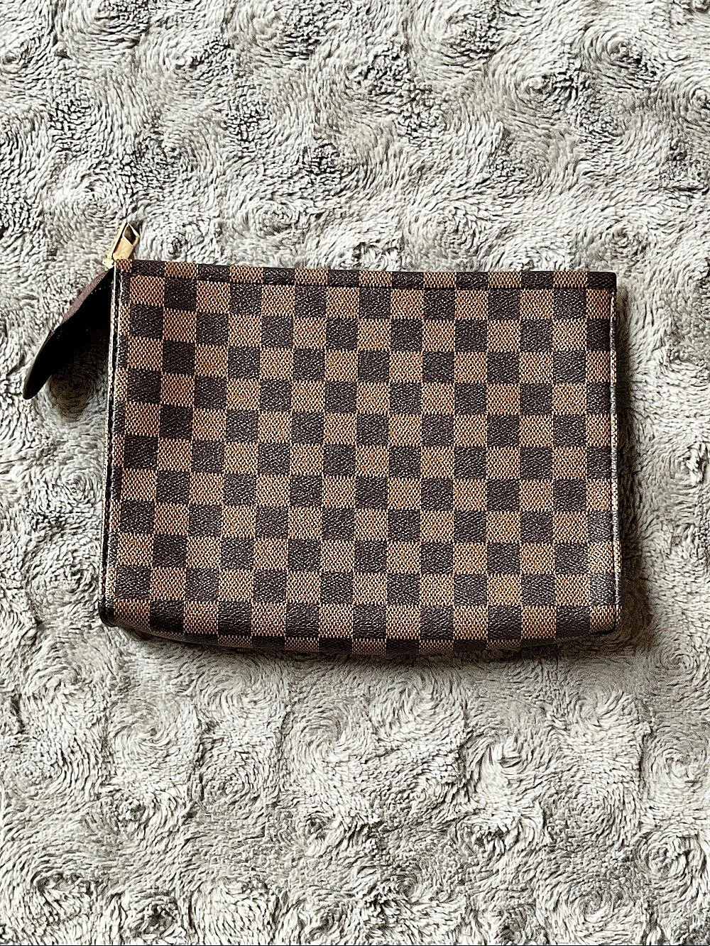 Pouch 26 Damier Ebene Brown NWOT
